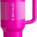STANLEY Quencher ProTour Flip Straw Tumbler with Leakproof Lid 40 oz | Built-In Straw and Handle | Cup Holder Compatible for Travel | Insulated Stainless Steel Cup | BPA-Free | Vivid Violet Fade