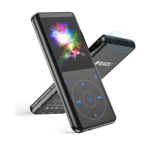 RUIZU MP3 Player with Bluetooth 5.3, Speaker, 2.4 inch Screen, Portable Music Player for Sport Running, FM Radio, Voice Recorder, Digital Audio Video Shuffle Playback, Support 128GB Micro SD Card