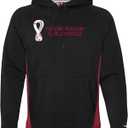 Outerstuff International Soccer mens Fifa World Cup Premium Fleece Hood (Small, Black)