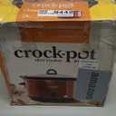 Crock-Pot 8-Quart Manual Slow Cooker, XL Family Size Serves 10+ People, Removable Stoneware with Warming Setting, Dishwasher Safe for Easy Cleanup, Red