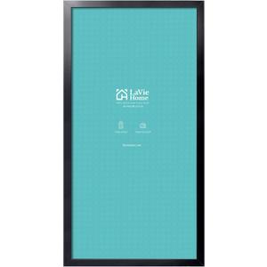 LaVie Home 24 x 48 Picture Frame, Large Poster Frame with High Definition Plexiglass, Horizontal or Vertical Wall Gallery Poster Frames Suitable for Photos, Artworks, Posters, Puzzle, Black, 1pc