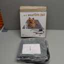 Azuza Pet Heating Pad for Dogs and Cats, 6 Adjustable Temperature with Timer, Waterproof and Chew-Resistant Cord, Comfortable Fabric Dog Heating Mat, Auto Power-Off(18"x18")