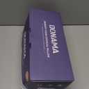 DONAMA Cervical Pillow for Neck and Shoulder,Contour Memory Foam Pillow,Ergonomic Neck Support Pillow for Side Back Stomach Sleepers with Pillowcase-Standard Size (Standard Size 21.65"Lx12.12"Wx4.13"H, Black)