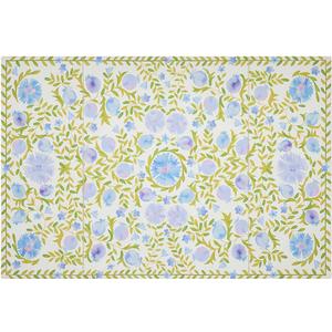 House of Noa Tumbling Play Mat for Floor – Foldable Foam Playmat, Non-Toxic Wipeable Mat | Suzette Bluebell | 4' x 6'
