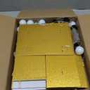 imprsv 4FT Gold Marquee Numbers,DIY Marquee Light Up Numbers for 7th 70th Birthday Decorations,Gold Party Decorations,Anniversary Party Decor,Mosaic Number 7,Pre-Cut Foam Board Kit