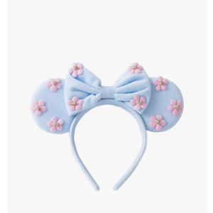 KARETT Sequins Mouse Ears Headband With Glitter Bow Cosplay Costumes Princess Party Decorations For Girls Women
