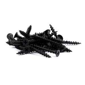 Drywall Screws #8x1-1/2 Coarse Thread Bugle Head Black Phosphate for Drywall, Wood and Furniture 100PCS