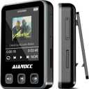 Mp3 Player with Bluetooth 5.3, HiFi Music Player with Sports Clip and Armband, 1.77-inch TFT Color Screen, 32GB mp3 Player for Kids Adults, Earphones Included, TF Card can be Inserted (Black)