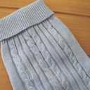 Tangpan Turtleneck Classic Straw-Rope Pro Pet Dog Sweater Apparel (Blue,L) (Large (Pack of 1))