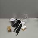 Bagood 6 Inch Globe Pendant Light Black Mid Century Pendant Light Clear Glass Pendant Lights Kitchen Island Mid Century Adjustable Hanging Farmhouse Pendant Lights Fixtures for Kitchen Island