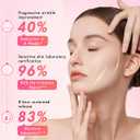 Forehead Wrinkle Patches & Smile Line Patches, Overnight Facial Wrinkle Treatment with Hyaluronic Acid, Aloe, Collagen & Vitamin E to Lift Smile Lines for Women 27pcs