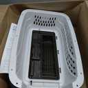 Petmate Dog Crates for Small Dogs & Cat Carriers, Two-Door Plastic Pet Kennel, Top & Front Loading, Made in USA, 19", White, 19.0"L x 13.0"W x 10.0"H
