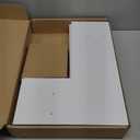 NATURE'S SOURCE Corner Floating Shelves Set of 4, Corner Shelves Wall Mounted, for Bedroom Kitchen Living Room Bathroom Office- Modern Style (White, Set of 4)