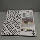 RoomMates FT4602BX Santorini Black and White Peel and Stick Floor Tile