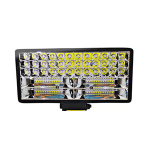 7 Inch LED Work Light with Adjustable Brightness Waterproof Aluminum Housing Portable Flood Light for Workshops Job Sites and Outdoor Projects (Yellow), 1 pcs