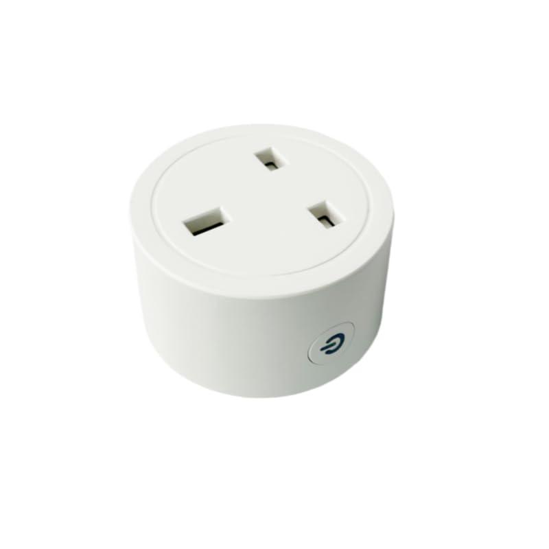 WiFi Smart Plug Outlet Compatible with Alexa,Google Assistant,App and Voice Control,No Required Hub,UK (16A), White