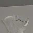 PumpMom-us 17mm Oval Flanges with Soft Rim Compatible with Spectra S2 S1 9 Plus Breastpumps Accessories, Replacement Breast Shield and Duckbill Valves for Spectra Pump Parts and Flange