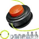 Universal Weed Eater Head, Speed Feed Trimmer Head String Trimmer Head Weed Wacker Head Replacement for Echo, Ego, Dewalt, Stihl, Husqvarna Trimmer Weed Eater, with 14FT/0.095 Trimmer Line