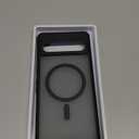 Magnetic for Google Pixel 7 Pro Case [Compatible with MagSafe][Anti-Fingerprint][Slim Fit][Military Shockproof] Translucent Matte Hard Back Pixel 7 Pro 5G Phone Cover 6.7, Black