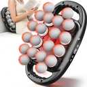 20-Head Massage Gun Deep Tissue, 9 Modes & 9 Intensity Levels Body Percussion Muscle Massager, Quiet Electric Handheld Massage Tools for Neck, Back, Shoulder, Waist, Leg, Feet, Daily Relaxation (Grey)