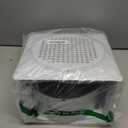 8" Dryer Vent Cover Outside, Hooded Dryer Wall Vent with Screen and Damper, Heavy Duty Exterior Vent Cover for Dryer Vent Kitchen Range Hood Outdoor Air Exhaust (8 Inch-White)