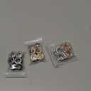 Suotarn 8 Pairs Ear Gauges For Women Black Internally Flare Earrings Plugs Gauges For Ear Stainless Steel Plug Tunnel Piercing Stretcher Kit 00g 0g-5/8'' inch