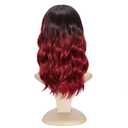 Ucubb Short Bob Wavy Wig with Bangs for Women Loose Curly Wig Look natural Shoulder Length Bob Wigs