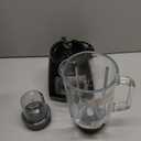 Amazon Basics Powerful 700W Countertop Blender with 6-Cup (50 Fl. Oz) Glass Jar, 6 Pre-Programmed Functions, Ice Crush, Stainless Steel Blades, Black & Silver