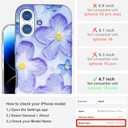 2 x Ratcase Magnetic for iPhone 16 Plus Case Cute for Women, [Compatible with Magsafe][Drop Protection] Flower Slim Oil Painting Printed Girly Phone Case for iPhone 16 Plus