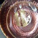 Organic Hammered Pink Gold Rim Collection 7"+10" Case of 128 (4 packs x 32)