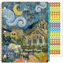 Student Planner 2025-2026 - School Planner 2025-2026, Weekly and Monthly for Academic Year, July 2025 - June 2026 with Tabs and Stickers, 9" x 11" - Oil Painting