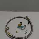 YESHMA Turbo Oil Feed Line Kit Compatible with T3 T4 GT35 T70 T66 T61 T60 T04E T04 GT32 GT40 GT42 GT4088R GT4049R GT42R/RS GT4294R GT4202R Turbocharger 41" Braided Stainless Steel with 1/8 NPT Fitting