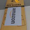 HOLDN STORAGE Adjustable Bed Risers and Furniture Risers-Stackable Bed Lift 3, 5, or 8 Inch-Set of 4 Bed Risers-Heavy Duty-Perfect for College Dorms- Supports up to 1,300 lbsFits Legs up to 2.75 W