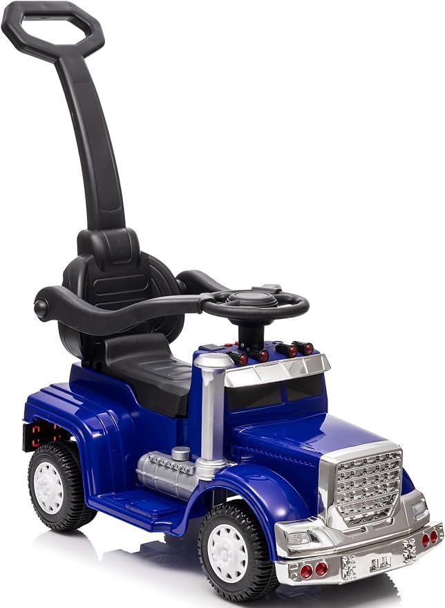 Outfunny 3-in-1 Ride on Push Car for Toddler 1-3 Years with Handle & Music