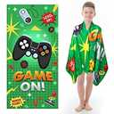 R HORSE Green Video Game Theme Beach Towel, 60 x 30 inches, Microfiber, Quick-Drying, Soft and Lightweight
