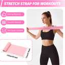 Pilates Ring Kit for Home Workouts, Pilates Equipment Essentials Kit with Magic Circle, Yoga Ring, Resistance Band, Ball, Accessories, Pilates Sets for Women as Fitness Gift (Pink)