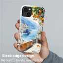 Case for iPhone 14 Plus, Magnetic Hybrid Shockproof Protective Phone Case with MagSafe Compatible Design, Lemon Coast