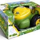 John Deere Bubble Lawn Mower for Toddlers, Bubble Blowing Machines, Indoor and Outdoor Gardening Toy, Birthday, Party Favor for Preschool Girls and Boys, No Batteries Required, 2+