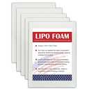 KUSMOO 4 Pack Lipo Foam Pads for Post Surgery Ab Board Liposuction Surgery Flattening Abdominal Compression Garments Lipo Foam Sheets 8" x 11"
