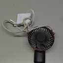 Portable Handheld Fan, 4000mAh, 180 Adjustable, 6 Speed Wind, Display Electricity in Real Time, USB Rechargeable Foldable Personal Fan (Black)