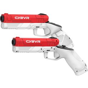 CYBVR Weighted Controller Grips for The Meta Quest 3 - Accessories for The Meta Quest 3S, Weighted Grips for Better Immersion in VR, Quest 3 Accessories for Immersive VR Gameplay (Red)
