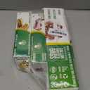 Baggies Variety Size Pack - 200 Count Variety Pack with 50 Gallon 50 Quart 100 Sandwich  Heavy Duty freezer bags