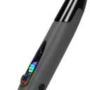 lychee Wireless Optical Pocket Pen Mouse, 2.4GHZ USB Wireless Optical Handwriting Mini Air Pen Mouse Mice for PC Laptop Notebook Computer Mac (Voice&Bluetooth, Grey1)