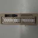 V-MORO Compatible with Apple Watch Band 41mm 42mm 40mm 38mm Series 11/10/9/8 Fashion Strap Women,Stainless Steel Resin Band Bracelet Replacement for iWatch SE 3/7/6/5/4/3/2/1-Starlight