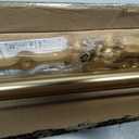 Kemmie Heavy Duty Double Curtain Rods, 36 to 72' Telescoping, Warm Gold, Metal & Aluminum, Wall Mounted