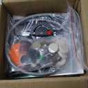 Mini Multi-functional Table Saw, 4 in 1 Table Saws with Dual Bench Grinder, 0-90 Adjust Belt Sander & Polishing Machine, 7 Speed Adjust & LED Display Table Saw for DIY Crafts, Cutting & Sanding