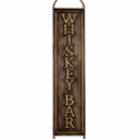 Metal Sign "Whisky Bar" 30 by 6 inches