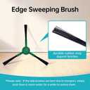 LOVECO Replacement Parts Compatible for iRobot Roomba Combo Essential Y0140 Y0110 Q0120 Q0110, Q052 Combo Essential Vac 2, 2 Roller Brush, 8 Hepa Filters, 8 Side Brush, 2 Primary Filter, 4 Mop Pads (Origin)