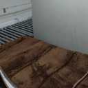 Pettop 5x7 ft Brown Area Rugs for Bedroom Living Room, Washable Memory Foam Indoor Carpet, Modern Aesthetic Minimalist Non Slip Soft Comfy Carpet for Boys Girls Dorm Home Decor