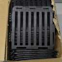 Under Couch Blocker for Toys 6" H, Plastic Under Furniture Gap Protector for Pets Blocker with Retainer, Spliced Barrier to Block Cats and Dogs for Bed Sofa Clearance (Black 36 Pack 18 Feet)